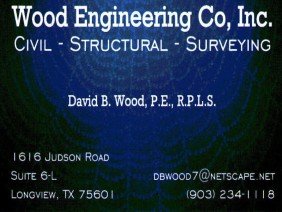 Wood Engineering Co. - Longview, TX - Photo 0