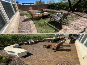 The Desert Root Landscape, Pavers, Turf and Design - Photo -1