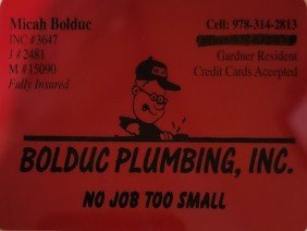 Bolduc Plumbing Inc mpl#15090 - Photo -1